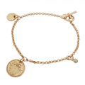 Hermes Bracelet Exlibris 18k Pink Gold Diamond