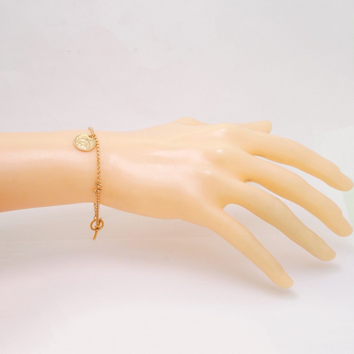 Hermes Bracelet Exlibris 18k Pink Gold Diamond — view 7