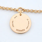 Hermes Bracelet Exlibris 18k Pink Gold Diamond — view 5
