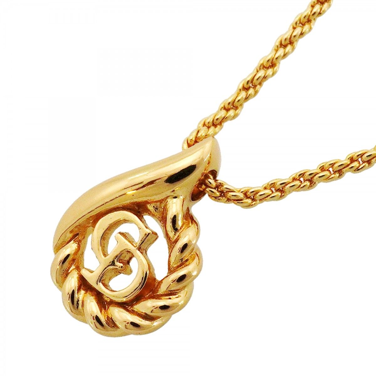 Dior Necklace CD Logo Gold Plated