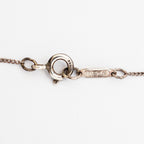 Tiffany & Co Necklace Heart Ribbon 18k Yellow Gold Silver — view 4