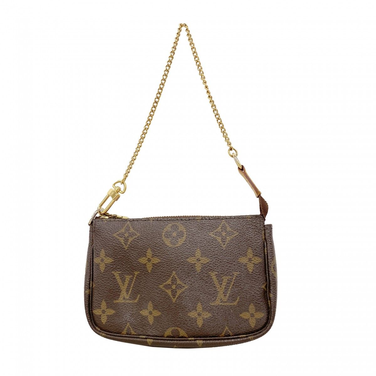 Louis Vuitton Pouch Monogram Mini Pochette Brown