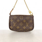 Louis Vuitton Pouch Monogram Mini Pochette Brown — view 9