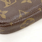 Louis Vuitton Pouch Monogram Mini Pochette Brown — view 6