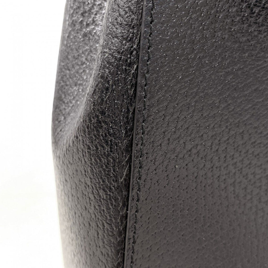 Gucci Handbag Bamboo 002 Leather Black Silver — view 9