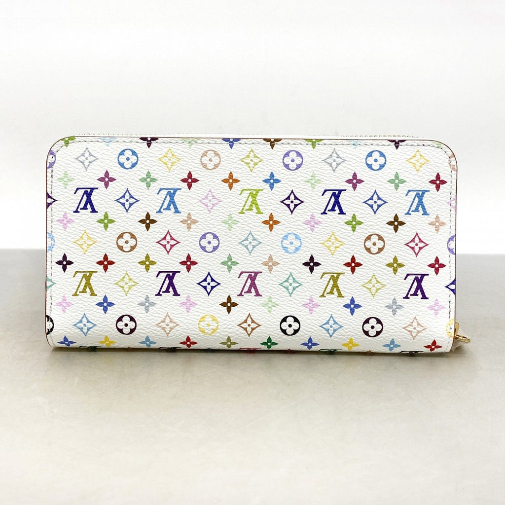 Louis Vuitton Wallet Monogram Multicolor LV Takashi Murakami Zippy Blanc — view 7
