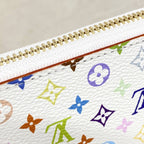 Louis Vuitton Wallet Monogram Multicolor LV Takashi Murakami Zippy Blanc — view 6