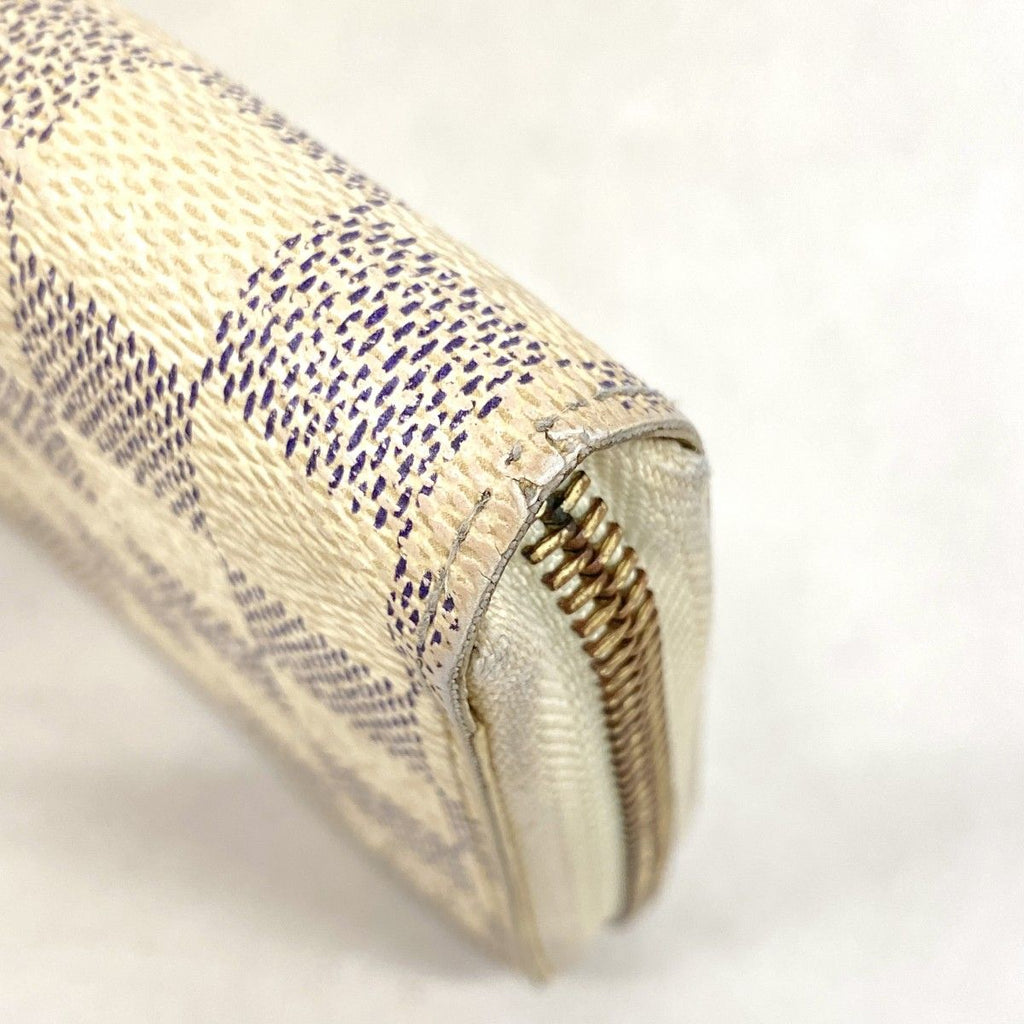 Louis Vuitton Wallet Damier Azur Zippy White — view 5