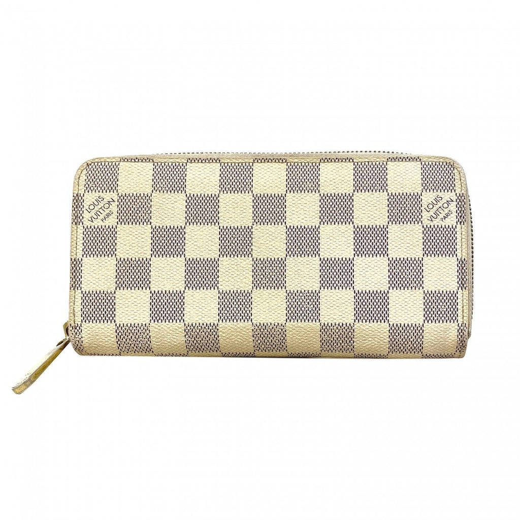 Louis Vuitton Wallet Damier Azur Zippy White