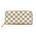 Louis Vuitton Wallet Damier Azur Zippy White