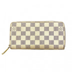 Louis Vuitton Wallet Damier Azur Zippy White