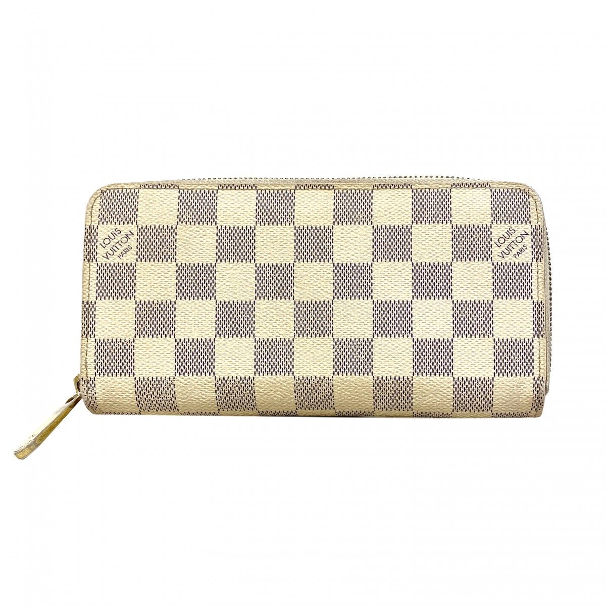 Louis Vuitton Wallet Damier Azur Zippy White