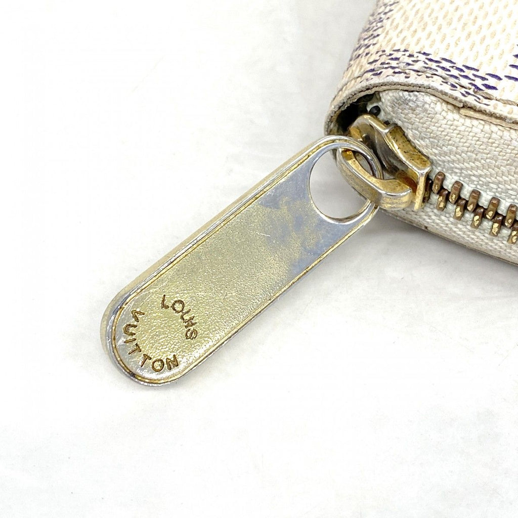 Louis Vuitton Wallet Damier Azur Zippy White — view 9