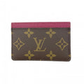 Louis Vuitton Card Case Monogram Holder Sample Fuchsia
