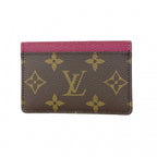 Louis Vuitton Card Case Monogram Holder Sample Fuchsia