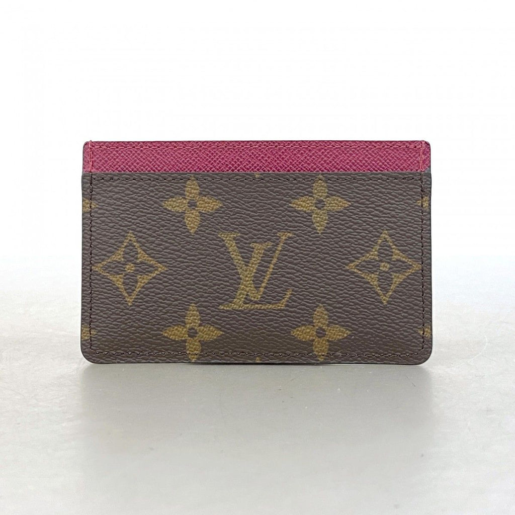 Louis Vuitton Card Case Monogram Holder Sample Fuchsia — view 7
