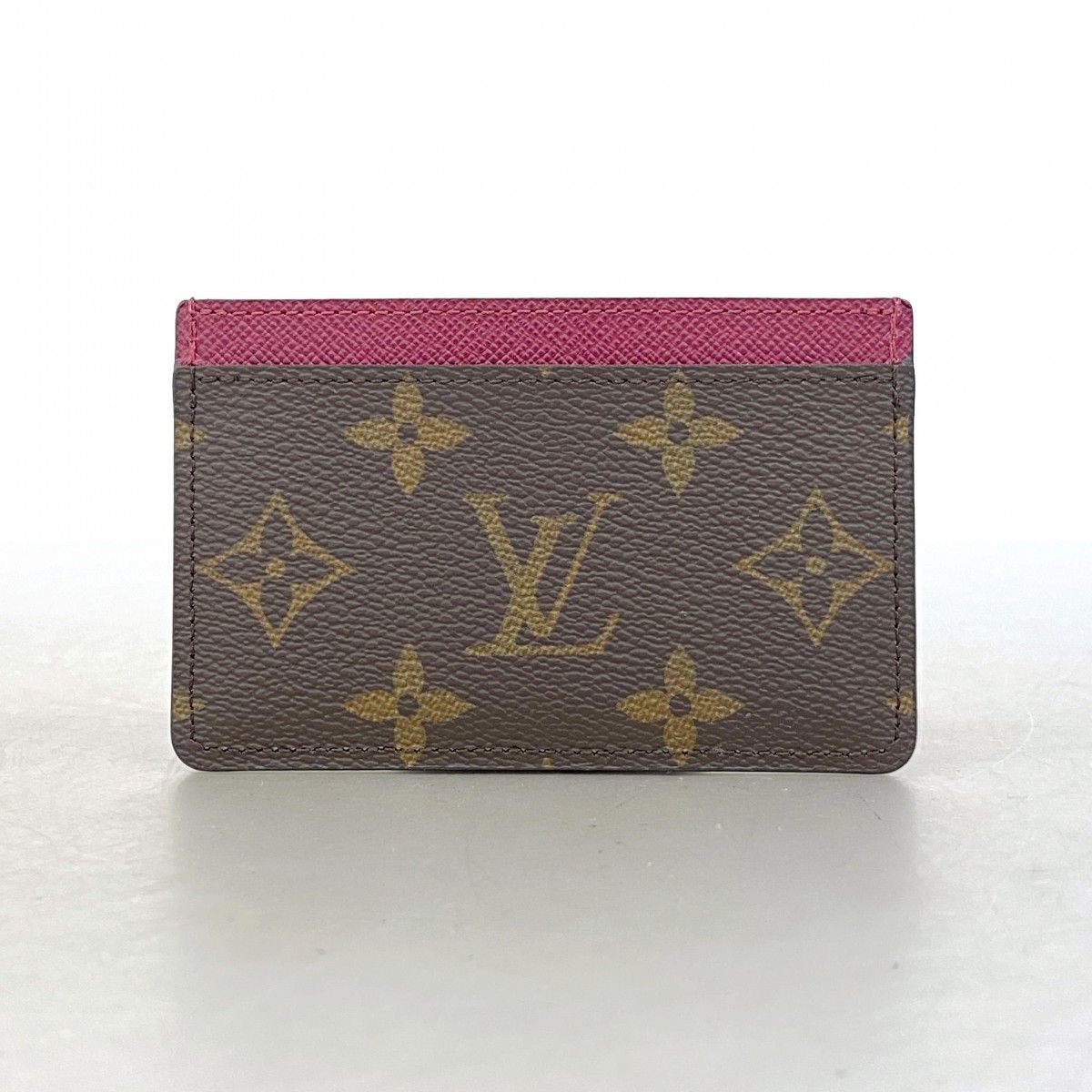 Louis Vuitton Card Case Monogram Holder Sample Fuchsia — view 7