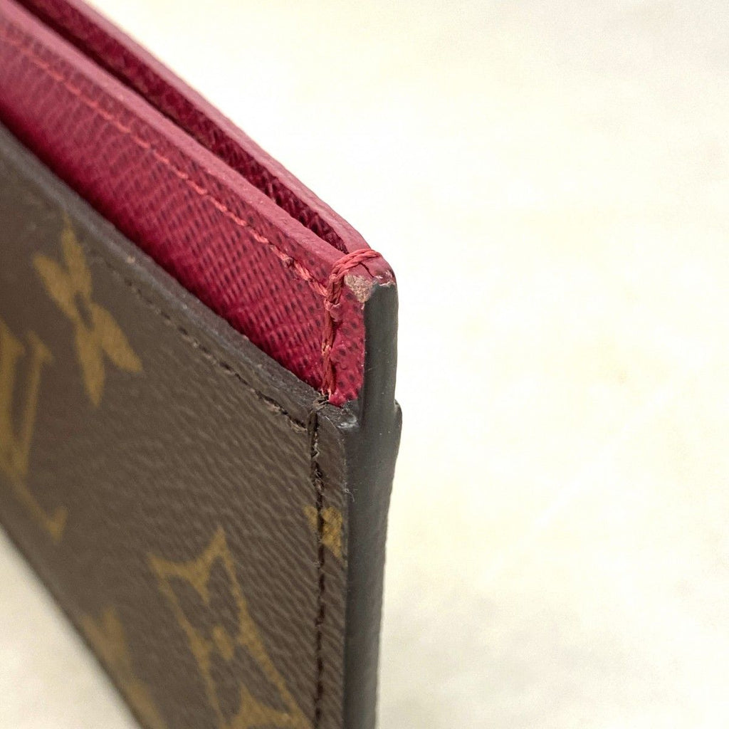 Louis Vuitton Card Case Monogram Holder Sample Fuchsia — view 5
