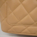 Chanel Tote Reissue Caviar Leather Beige Gold — view 9