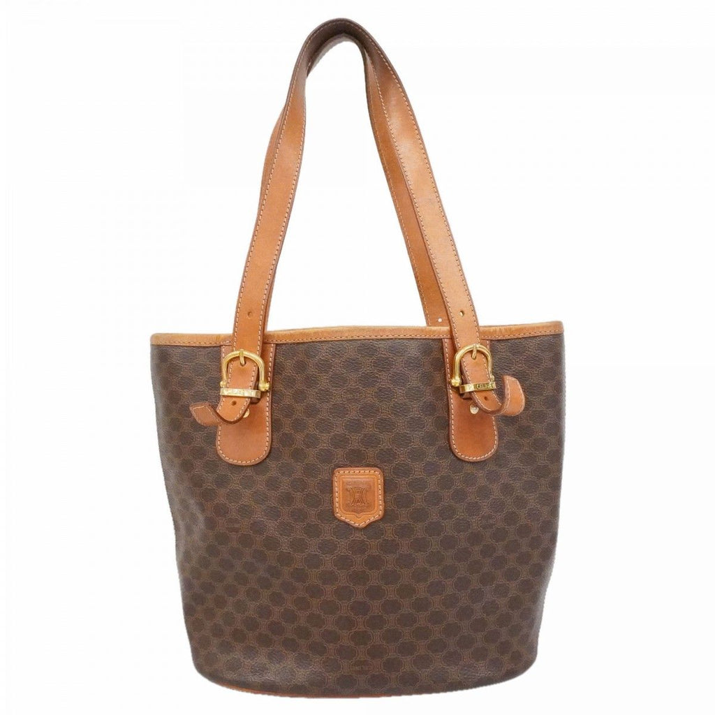 Celine Tote Macadam Brown Gold