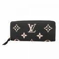 Louis Vuitton Wallet Monogram Empreinte Bicolor Portefeuille Clemence Black