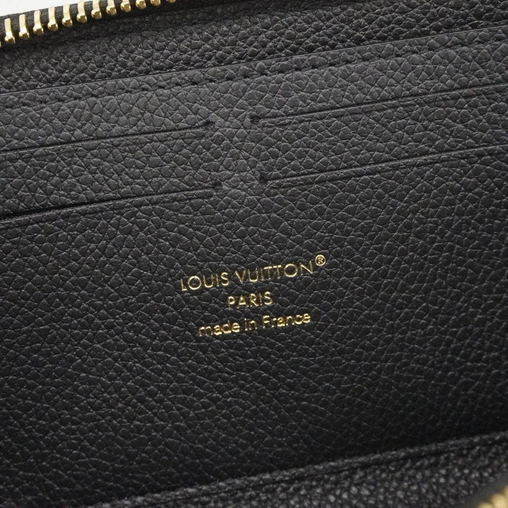 Louis Vuitton Wallet Monogram Empreinte Bicolor Portefeuille Clemence Black — view 4