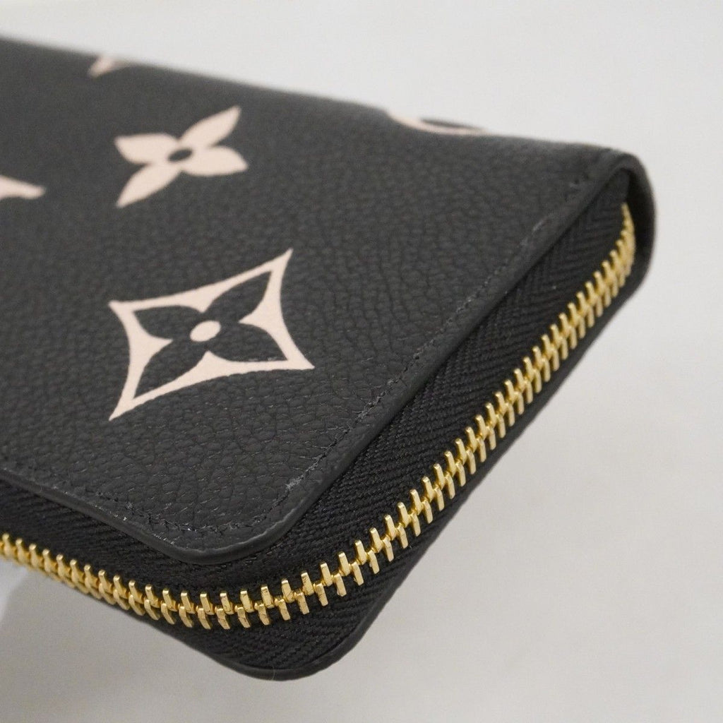 Louis Vuitton Wallet Monogram Empreinte Bicolor Portefeuille Clemence Black — view 5