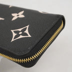 Louis Vuitton Wallet Monogram Empreinte Bicolor Portefeuille Clemence Black — view 5