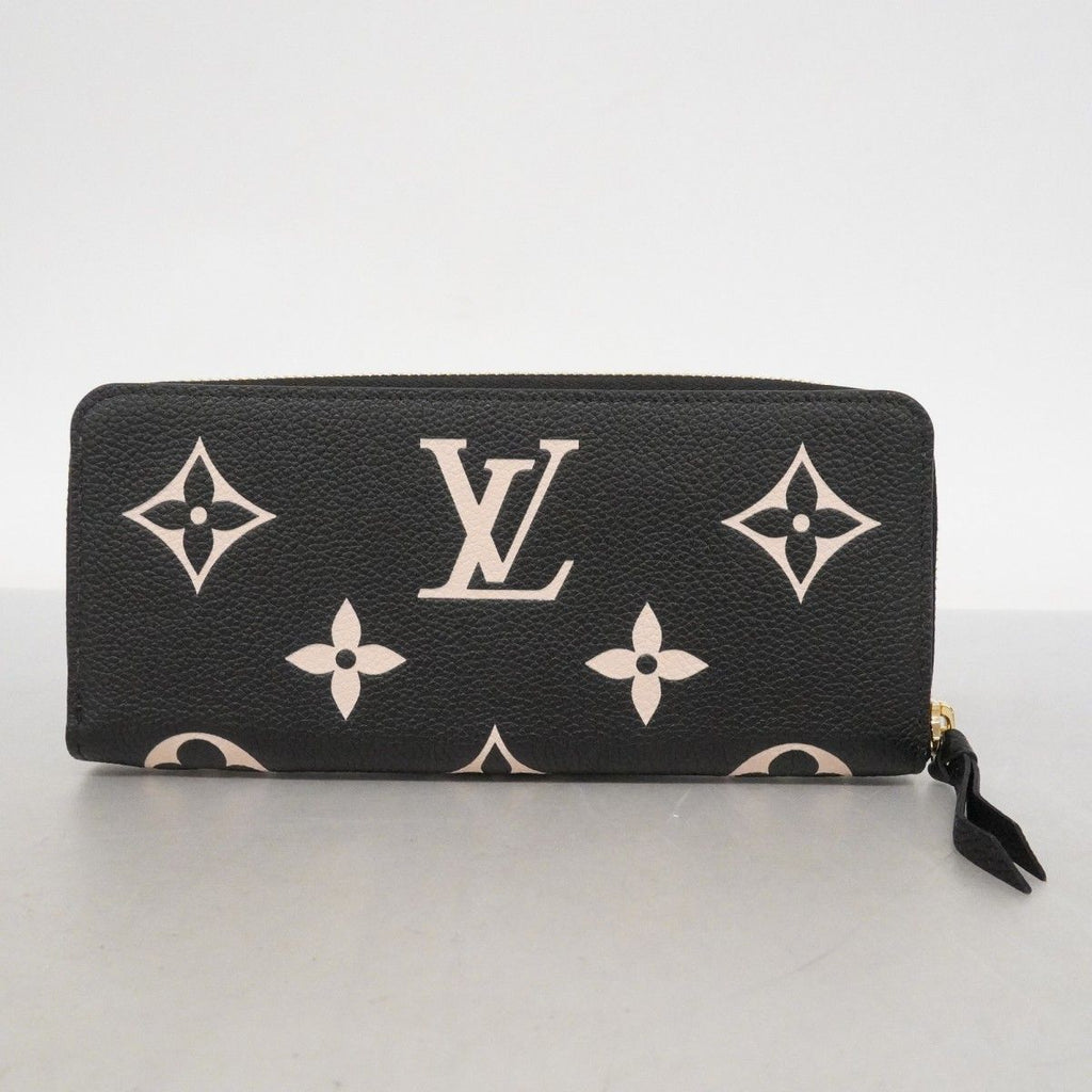 Louis Vuitton Wallet Monogram Empreinte Bicolor Portefeuille Clemence Black — view 7