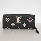 Louis Vuitton Wallet Monogram Empreinte Bicolor Portefeuille Clemence Black — view 7