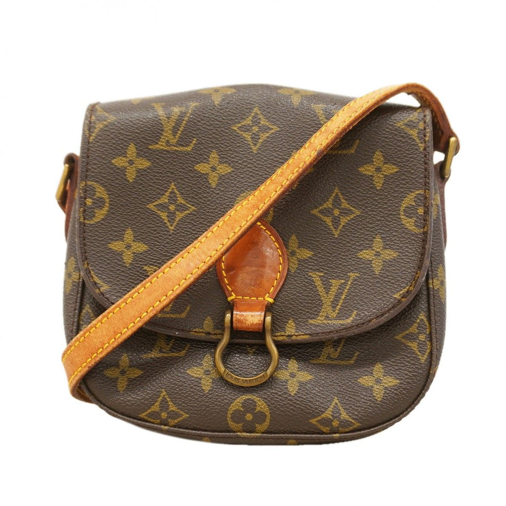 Louis Vuitton Shoulder Bag Monogram Mini Saint Cloud Brown