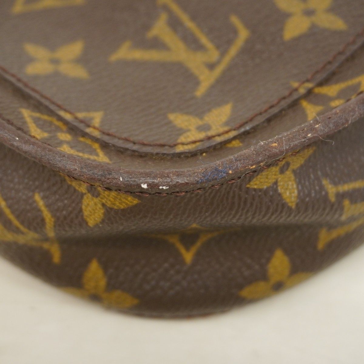 Louis Vuitton Shoulder Bag Monogram Mini Saint Cloud Brown — view 6