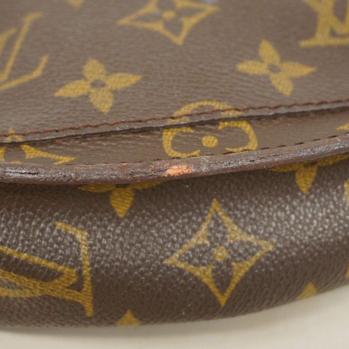 Louis Vuitton Shoulder Bag Monogram Mini Saint Cloud Brown — view 8