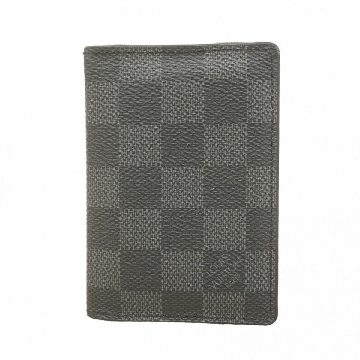 Louis Vuitton Card Case Damier Graphite Organizer de Poche Black