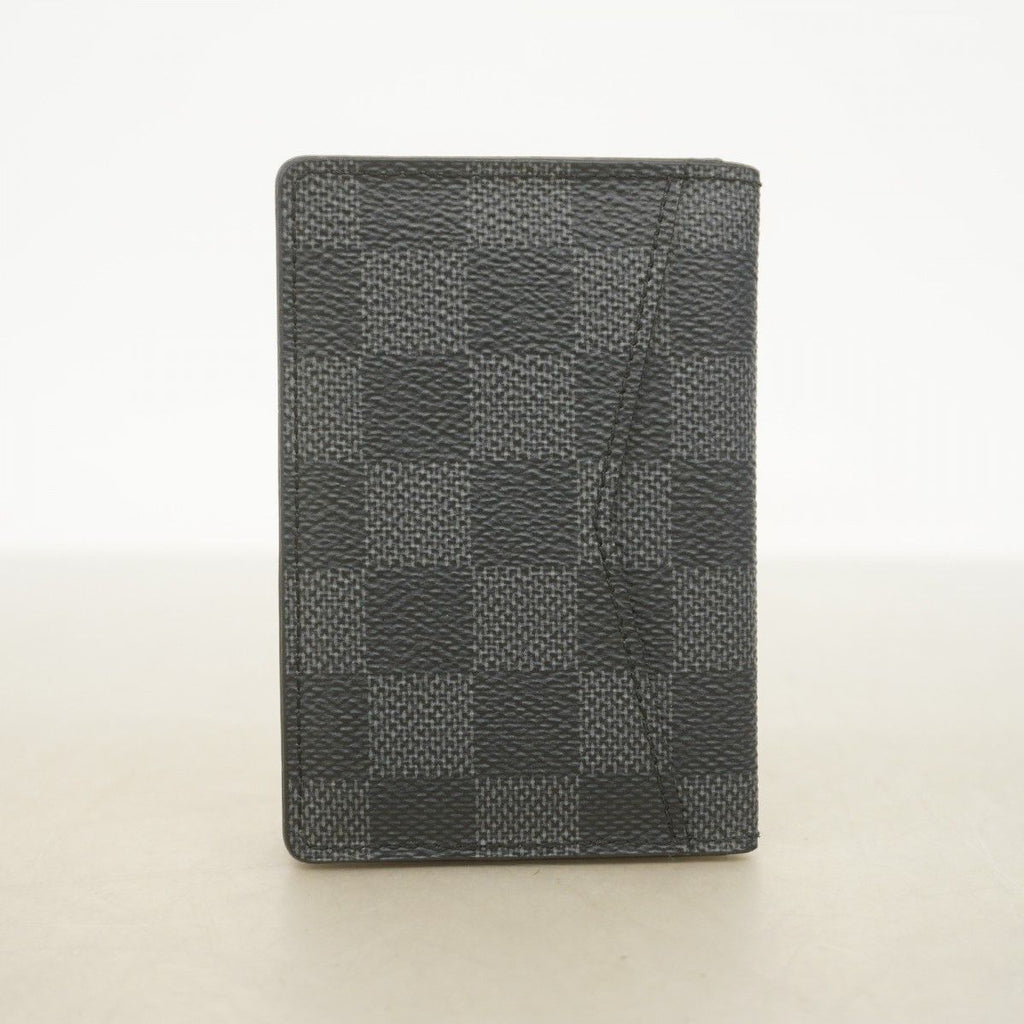 Louis Vuitton Card Case Damier Graphite Organizer de Poche Black — view 7