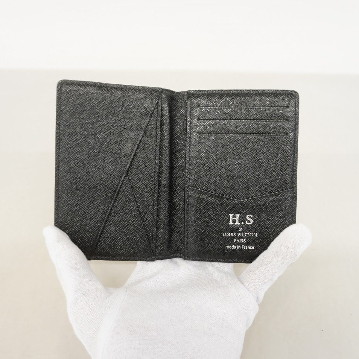 Louis Vuitton Card Case Damier Graphite Organizer de Poche Black — view 3