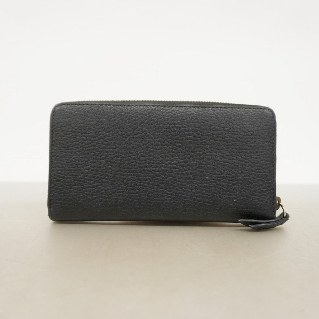 Gucci Wallet GG Marmont Leather Black Gold — view 9