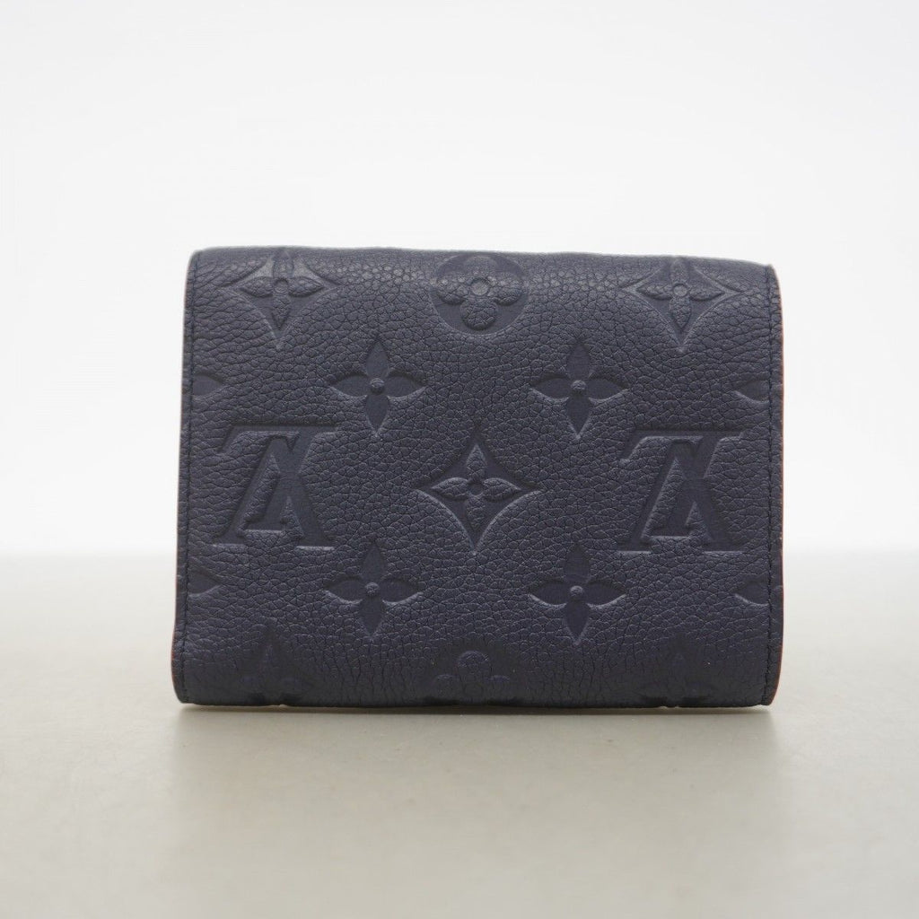 Louis Vuitton Trifold Wallet Monogram Empreinte Portefeuille Victorine Marine — view 7