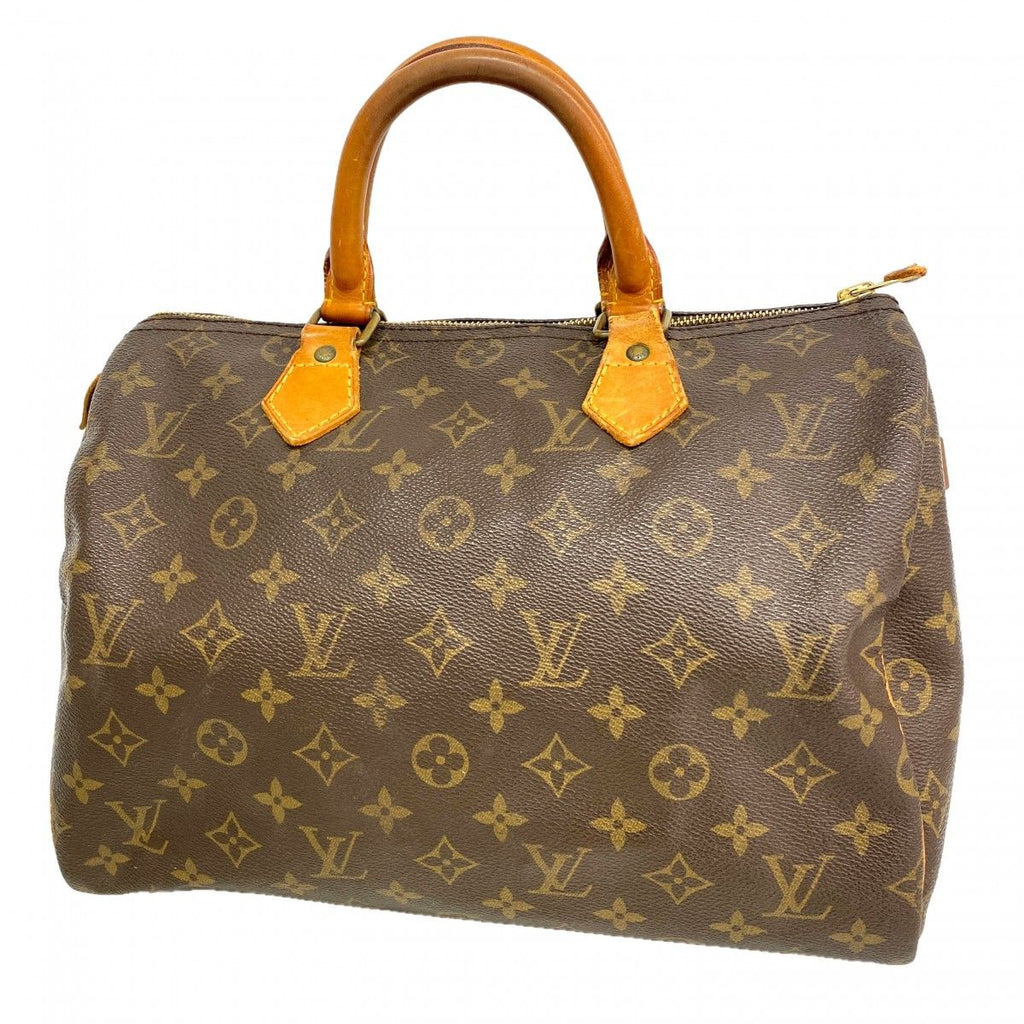 Louis Vuitton Handbag Monogram Speedy 30 Brown