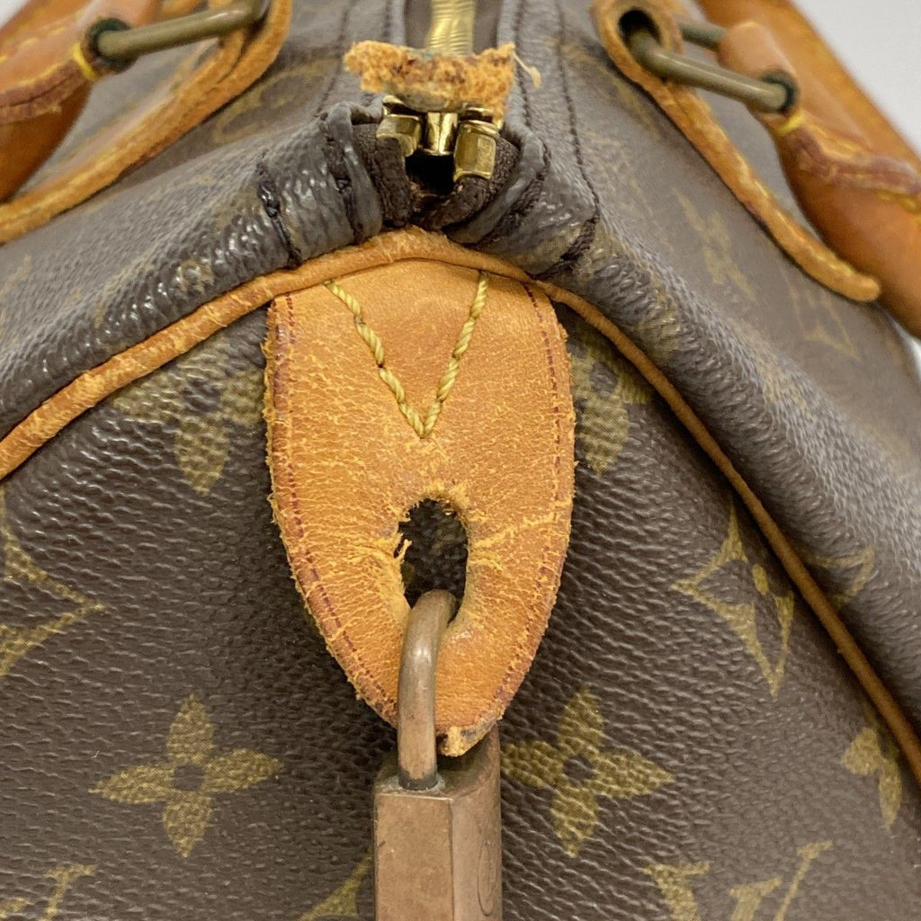 Louis Vuitton Handbag Monogram Speedy 30 Brown — view 9