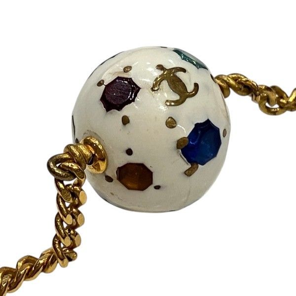 Chanel CC Logo Soccer Ball Bracelet — view 7