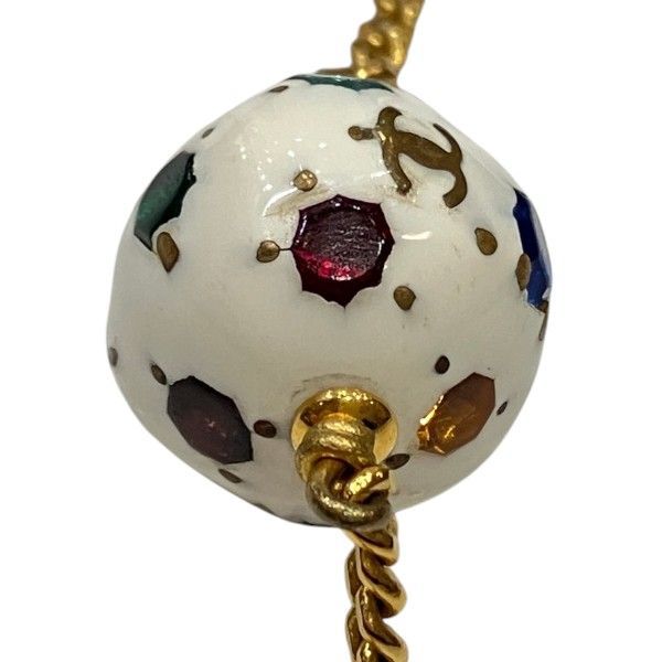 Chanel CC Logo Soccer Ball Bracelet — view 6