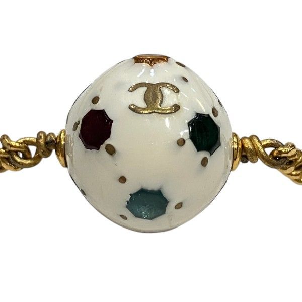 Chanel CC Logo Soccer Ball Bracelet — view 5