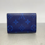 Louis Vuitton Trifold Wallet Taigarama Discovery Compact Blue — view 8
