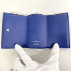 Louis Vuitton Trifold Wallet Taigarama Discovery Compact Blue — view 3
