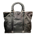 Prada Tessuto Nylon Leather Bag Handbag — view 2