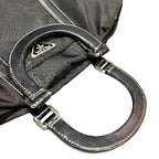 Prada Tessuto Nylon Leather Bag Handbag — view 7