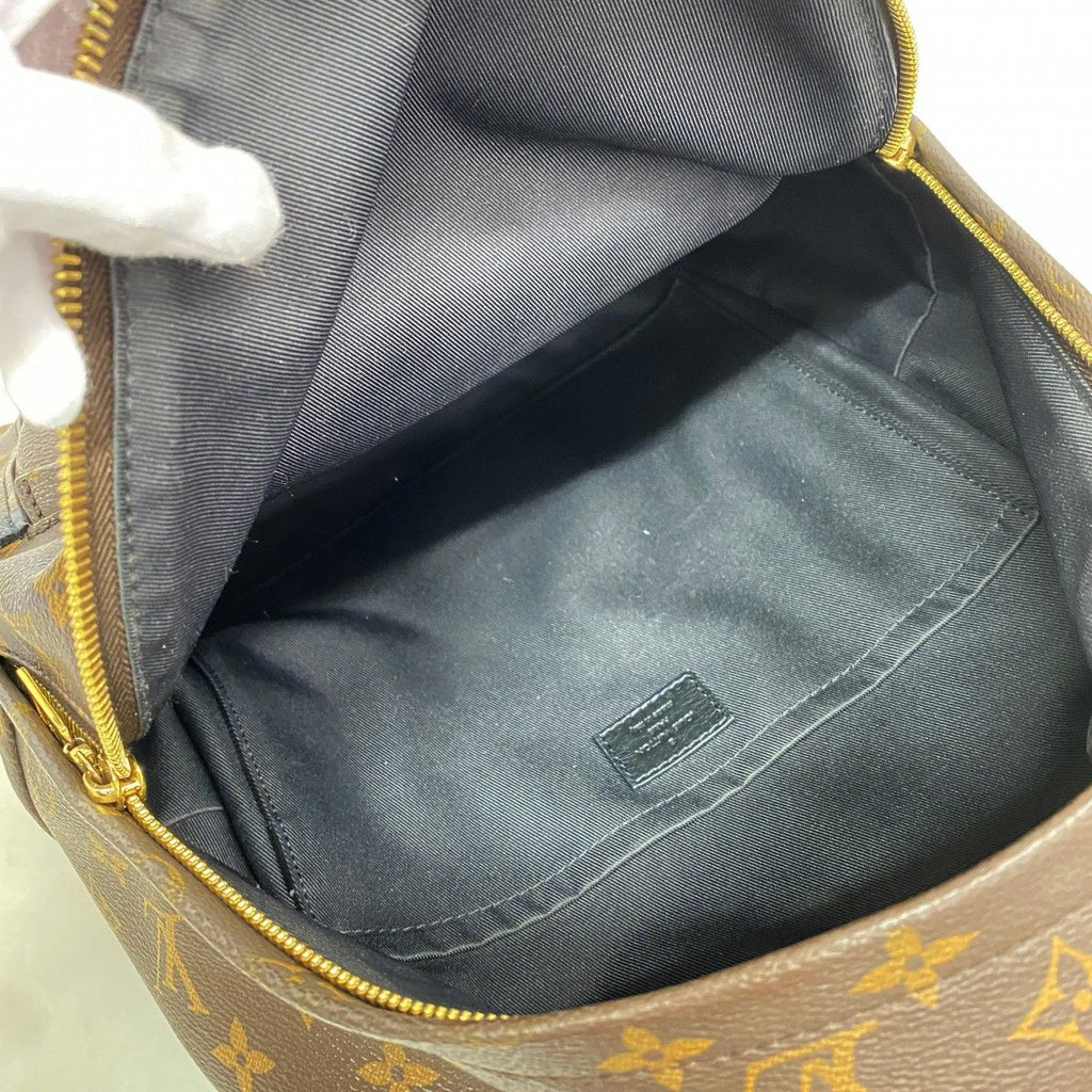 Louis Vuitton Backpack Monogram Palm Springs Brown Cles — view 4