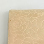 Chanel Wallet Camellia Lambskin Beige Silver — view 7