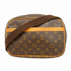 Louis Vuitton Shoulder Bag Monogram Reporter PM Brown